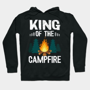 King Of The Campfire Funny Camping Hoodie